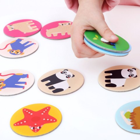 Memorki Dzikie Zwierzątka Dzieci 2+ Memory Czuczu