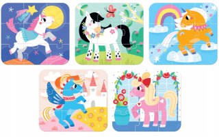 Moje Pierwsze Puzzle Układam Koniki Czu Czu 3+
