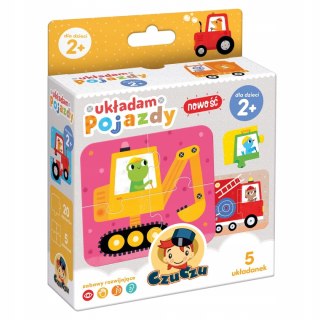 Moje Pierwsze Puzzle Układam Pojazdy Czu Czu 2+