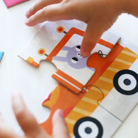 Moje Pierwsze Puzzle Układam Pojazdy Czu Czu 2+