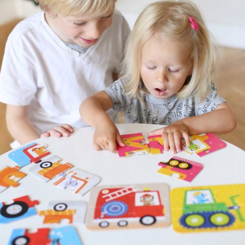 Moje Pierwsze Puzzle Układam Pojazdy Czu Czu 2+
