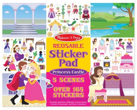 Naklejki Wielokrotnego Użytku Zamek Księżniczki