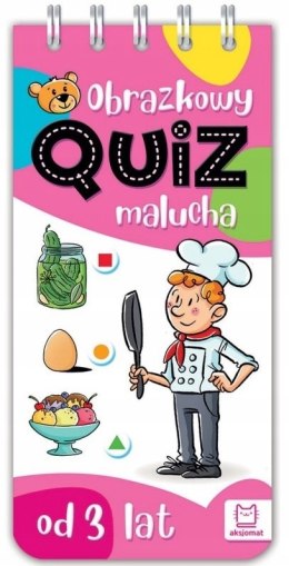 Obrazkowy quiz malucha od 3 lat Zagadki Łamigłówki Aksjomat