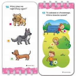 Obrazkowy quiz malucha od 3 lat Zagadki Łamigłówki Aksjomat