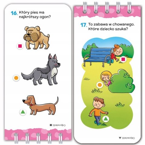 Obrazkowy quiz malucha od 3 lat Zagadki Łamigłówki Aksjomat