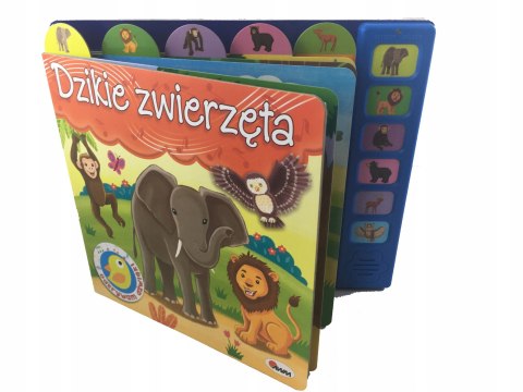 Odkrywam Dźwięki Dzikie Zwierzęta Książka Dźwiękow