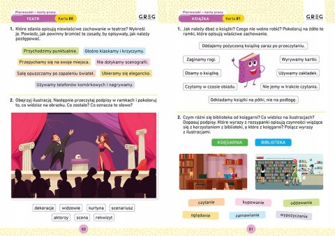 Pierwszaki. Karty Pracy w Szkole i w Domu Greg