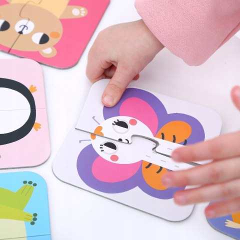 Pierwsze Puzzle Układam Połówki Zwierzątka Czu Czu