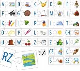 Poznaję Literki Puzzlowa Układanka Litery Adamigo