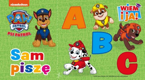 Psi Patrol Wiem i ja! Sam piszę ABC Literki Litery