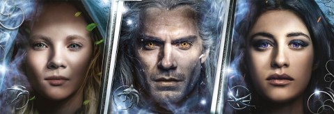 Puzzle 1000 Wiedźmin Witcher 39593 Panoramiczne