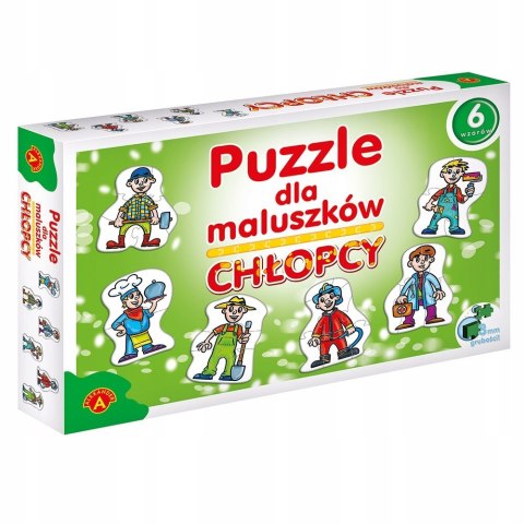 Puzzle dla Maluszków Chłopcy Zawody Alexander 2+