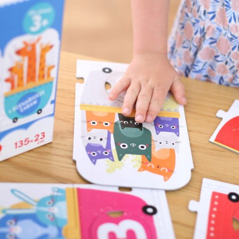 Puzzle z dziurką Pociąg do liczenia 3+ Czuczu