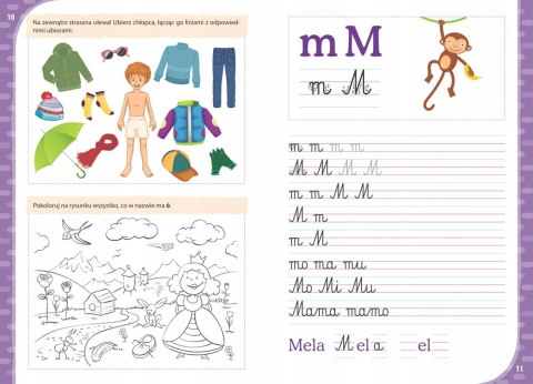 Sam Już Piszę Naklejki 5+ Greg Kolorowe Wydanie