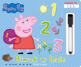 Świnka Peppa Napisz to 1,2,3 Pisanie Cyferki Cyfry