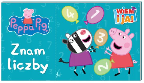 Świnka Peppa Wiem i ja! Znam liczby Cyferki