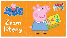 Świnka Peppa Wiem i ja! Znam litery Literki Piszę