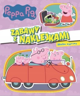 Świnka Peppa Zabawy z Naklejkami 5 Naklejki Zagadk
