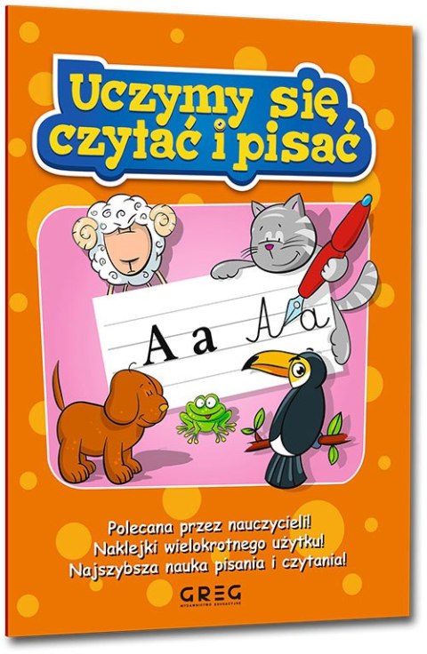 Uczymy Się Czytać i Pisać z Naklejkami Greg