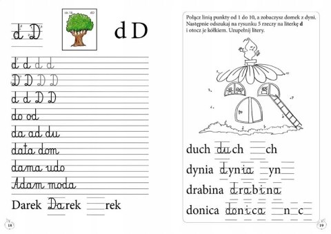 Uczymy Się Pisać z Naklejkami Greg