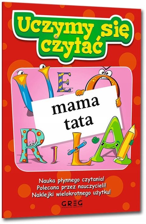 Uczymy się Czytać z Naklejkami Greg