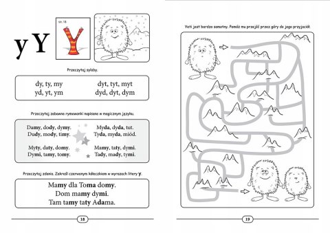 Uczymy się Czytać z Naklejkami Greg