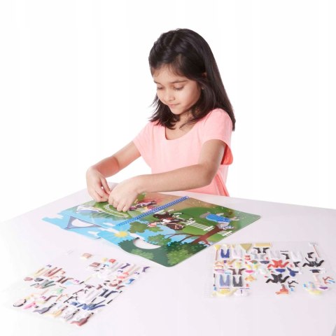 Wypukłe Naklejki Stadnina Wielokrotnego Użytku