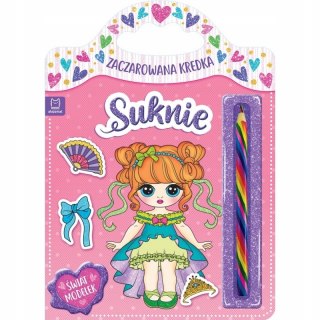 Zaczarowana kredka Suknie Świat modelek Malowanka