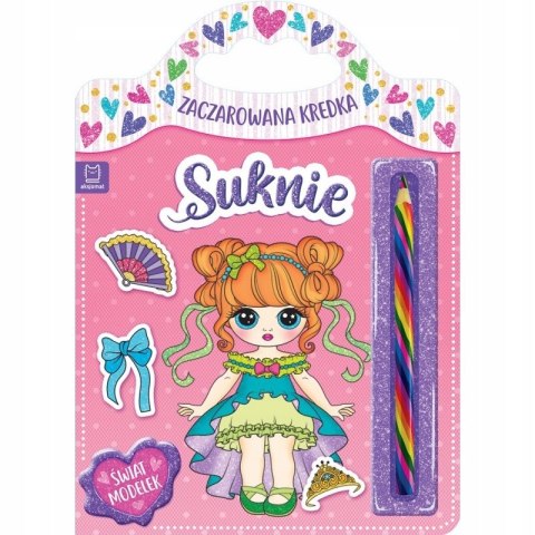 Zaczarowana kredka Suknie Świat modelek Malowanka