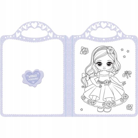 Zaczarowana kredka Suknie Świat modelek Malowanka