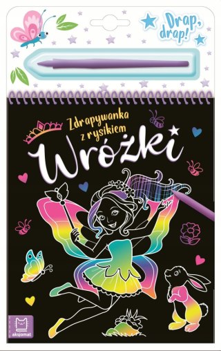 Zdrapywanka z rysikiem Wróżki Wydrapywanka