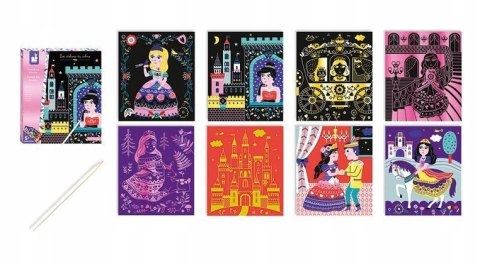 Zestaw Kreatywny Do Zdrapywania Księżniczki Janod