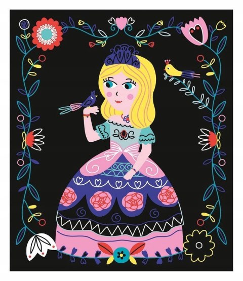 Zestaw Kreatywny Do Zdrapywania Księżniczki Janod