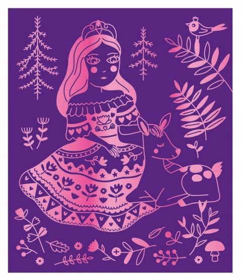 Zestaw Kreatywny Do Zdrapywania Księżniczki Janod