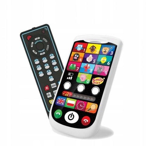 Zestaw Smartfon i Pilot TV dla Dzieci Smily Play