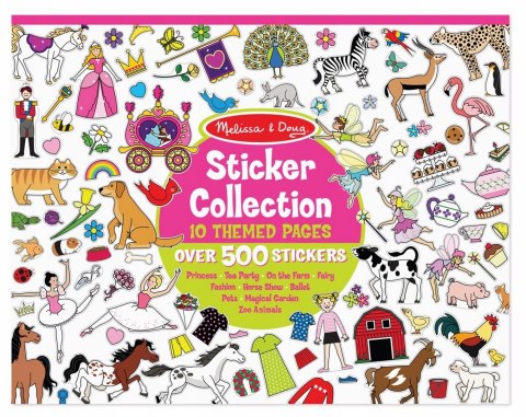 Zestaw naklejek dla dziewczynek 500 szt Melissa