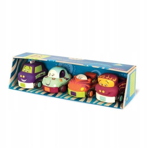 Zestaw samochodów B.Toys Wheeee-ls! 4 sztuki BX2293Z
