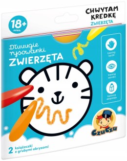 Długie rysowanki Chwytam kredkę Zwierzęta 18m+ Czu Czu