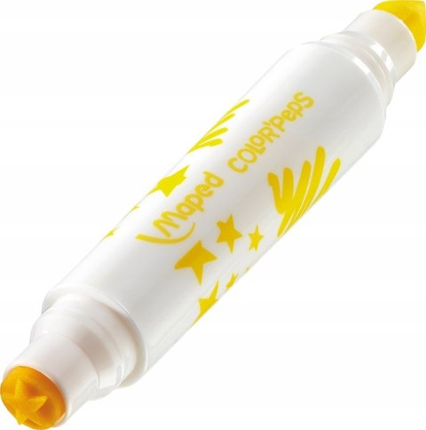 Flamastry dwustronne z pieczątkami 8 kolorów Maped