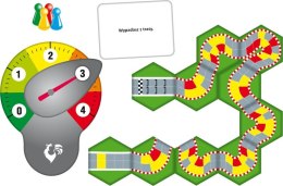 GRA PLANSZOWA WYŚCIGI KUKURYKU RODZINNA 6+ ADAMIGO