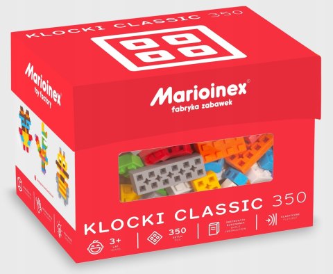 Klocki Classic Marioinex Elastyczne 350 elementów Wafle