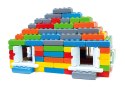 Klocki Konstrukcyjne Cegły Junior 140 elementów Marioinex + Okna