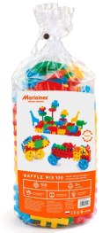 Klocki Konstrukcyjne Wafle Mix 100 elementów Marioinex