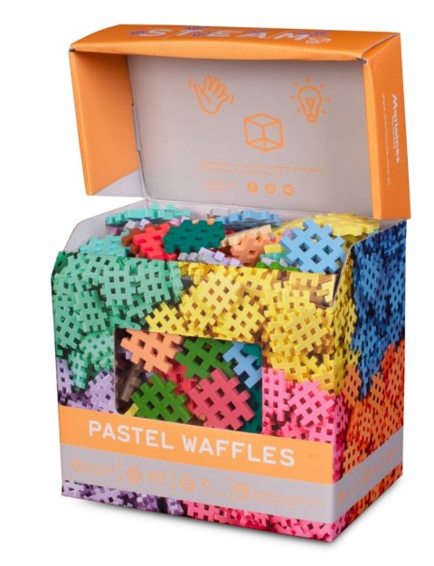 Klocki Mini Waffle Pastel 300 elementów Pastelowe Wafle