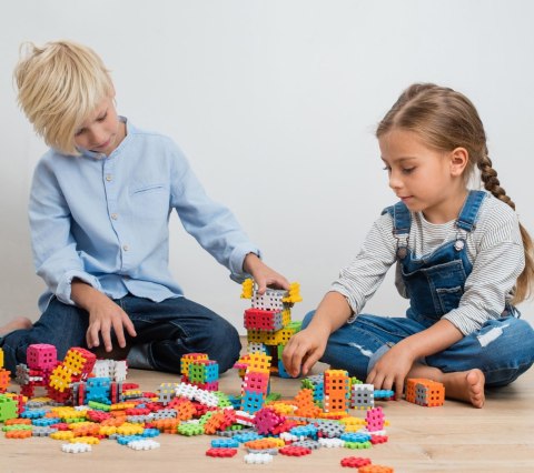 Klocki Mini Waffle Wafle Marioinex 140 elementów