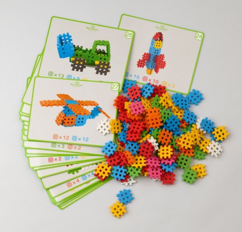 Klocki Mini Wafle Waffle Edukacja 500 elementów Marioinex + Karty Pracy