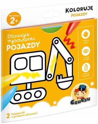 Kolorowanka Koloruję Pojazdy Czuczu 2+ Malowanka