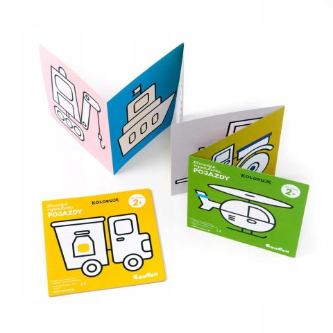 Kolorowanka Koloruję Pojazdy Czuczu 2+ Malowanka