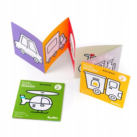 Kolorowanka Koloruję Pojazdy Czuczu 2+ Malowanka