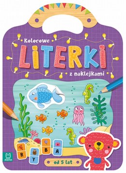 Kolorowe literki z naklejkami od 5 lat Aksjomat